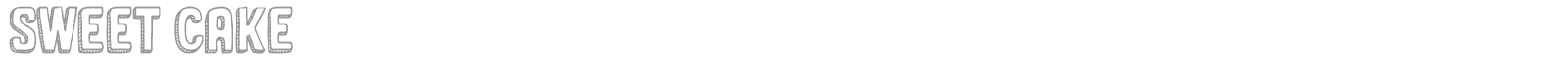 Sweet Cake font preview